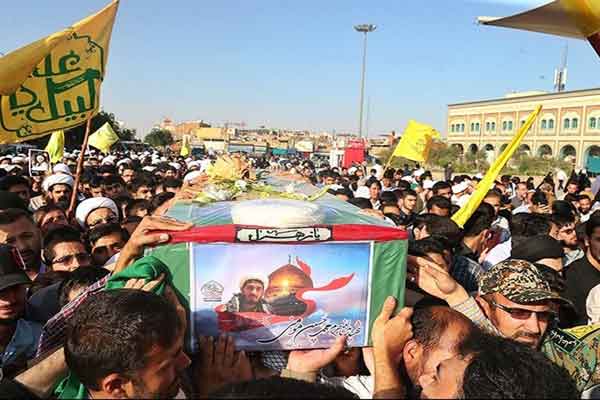 پیکر طلبه شهید مدافع حرم پیکر طلبه شهید مدافع حرم