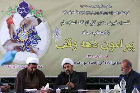 برنامه های ویژه دهه وقف با محوریت بقاع متبرکه در قم اعلام شد برنامه های ویژه دهه وقف با محوریت بقاع متبرکه در قم اعلام شد