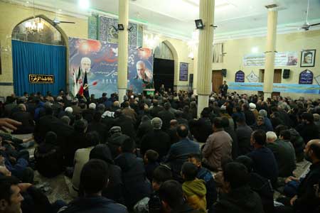 گزارش تصویری بزرگداشت سپهبد شهید حاج قاسم سلیمانی و ابومهدی المهندس دز امامزاده جعفر شهید گزارش تصویری بزرگداشت سپهبد شهید حاج قاسم سلیمانی و ابومهدی المهندس دز امامزاده جعفر شهید