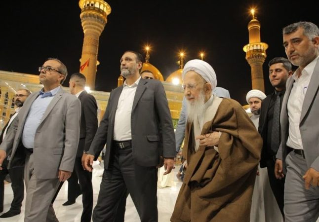 سفر و تشرف آیتالله جوادی آملی به آستان مقدس کاظمین سفر و تشرف آیتالله جوادی آملی به آستان مقدس کاظمین