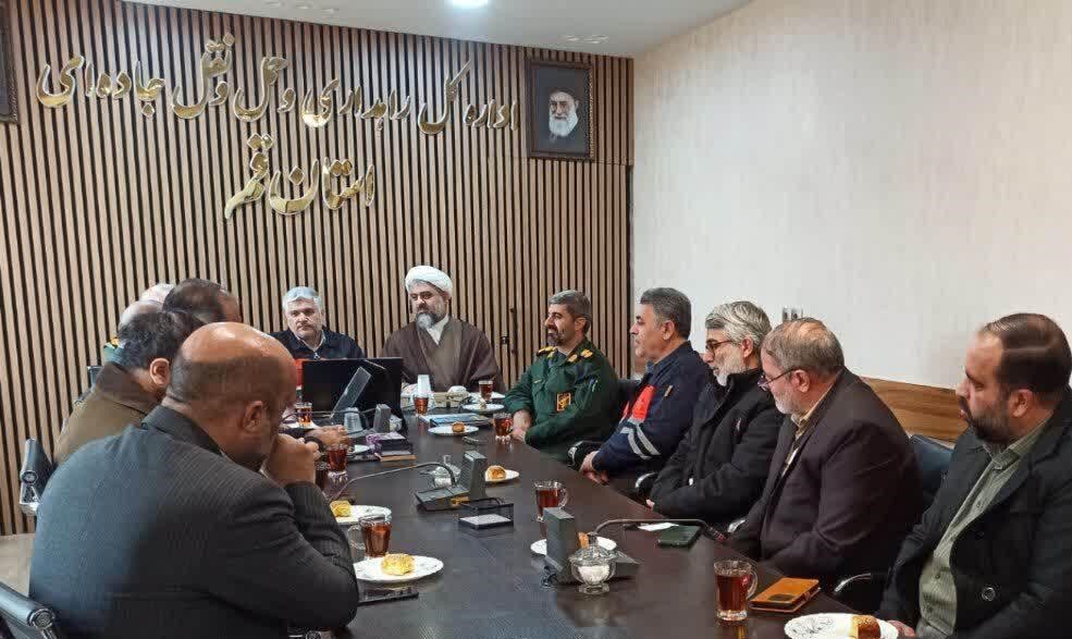 مسئولان و فرماندهان بسیج با مدیران راهداری استان قم دیدار کردند