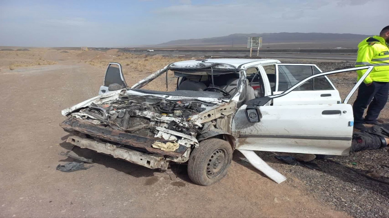 تصادف در قم یک فوتی و یک مصدوم بر جا گذاشت