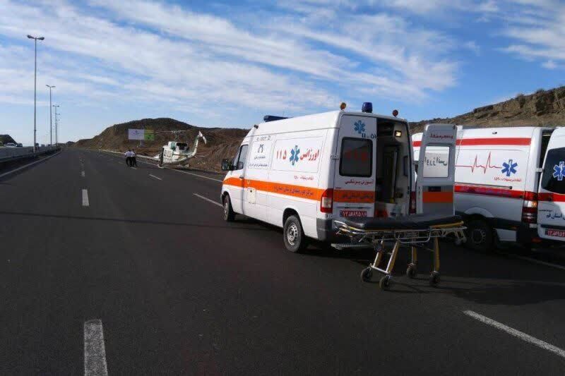 6 کشته و مجروح در برخورد یک دستگاه خودروی مگان با پژو ۲۰۶ 