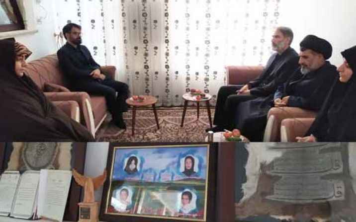 دیدار امدادگران کمیته امداد استان با خانواده ای که 7 شهید را تقدیم انقلاب کرد