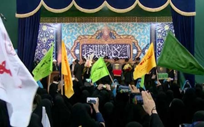 اجتماع بزرگ بانوان فاطمی در مسجد مقدس جمکران برگزار شد اجتماع بزرگ بانوان فاطمی در مسجد مقدس جمکران برگزار شد