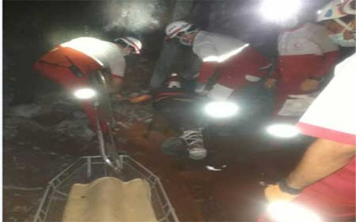مانور فرضی ریزش معدن منگنز در روستای ونارچ برگزار شد مانور فرضی ریزش معدن منگنز در روستای ونارچ برگزار شد