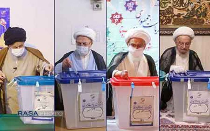 شرکت مراجع و علما در انتخابات شرکت مراجع و علما در انتخابات